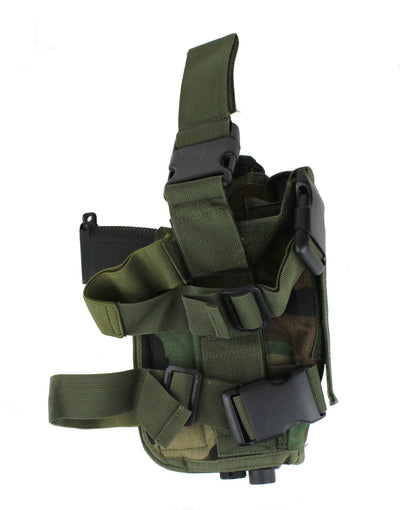 Drop Leg Left Handed Large Pistol Holster - Fits Tippmann TiPX-Modern Combat Sports