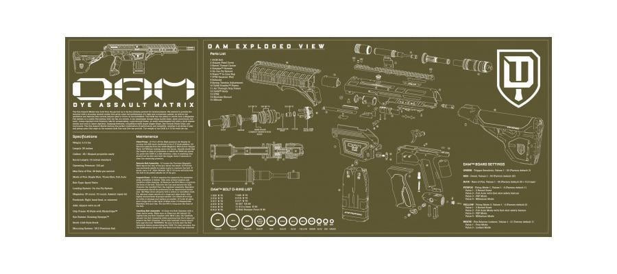 Dye Dam Tech Mat