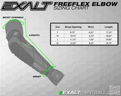 Exalt Paintball Freeflex Elbow Pads