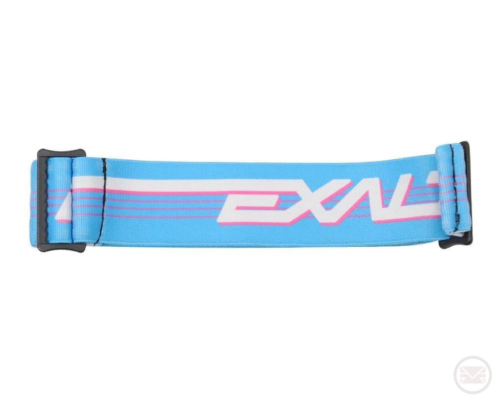 Exalt Paintball Retro Goggle Strap Blue/Pink Grills