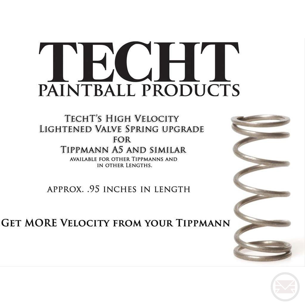 TechT High Velocity Lightened Valve Spring Upgrade for Tippmanns 1 inch