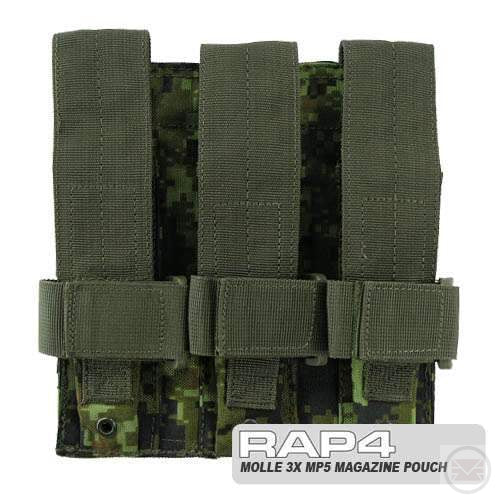 MOLLE 3X MP5 Magazine Pouch for Tactical Vest-Modern Combat Sports