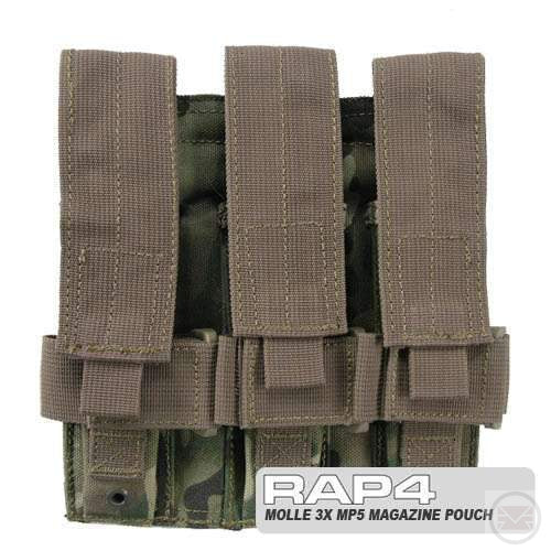 MOLLE 3X MP5 Magazine Pouch for Tactical Vest-Modern Combat Sports