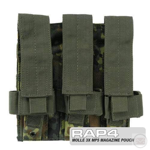 MOLLE 3X MP5 Magazine Pouch for Tactical Vest-Modern Combat Sports