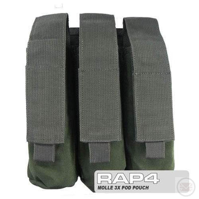 MOLLE 3X Pod Pouch for Tactical Vest-Modern Combat Sports