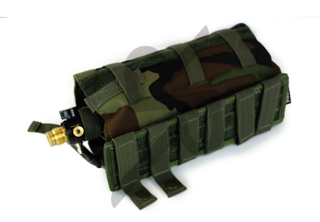 MOLLE Horizontal Universal Paintball Airsoft Air Tank Pouch-Modern Combat Sports