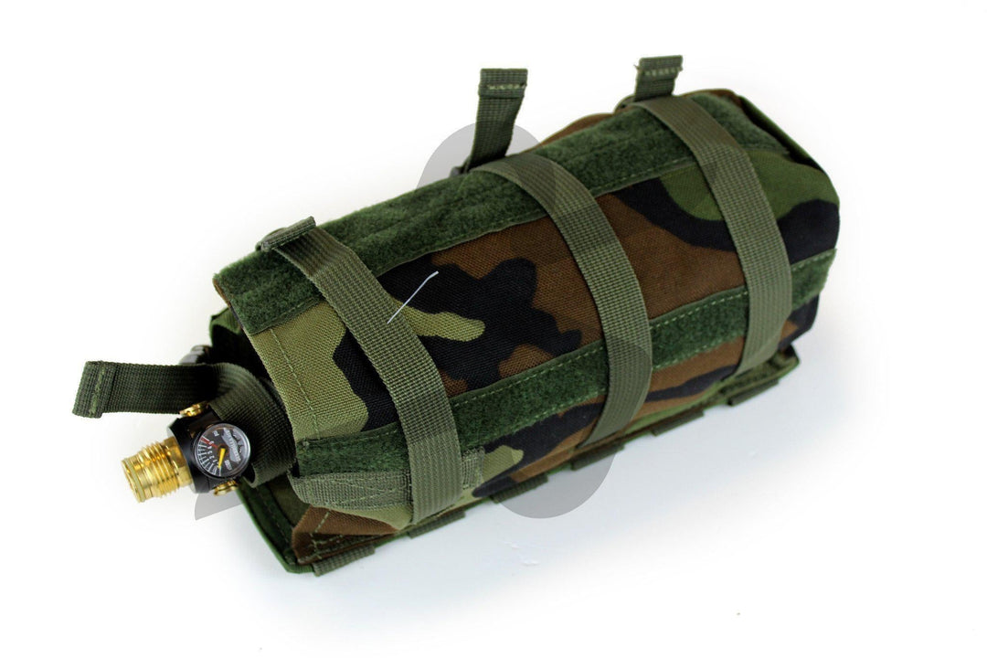 MOLLE Horizontal Universal Paintball Airsoft Air Tank Pouch-Modern Combat Sports