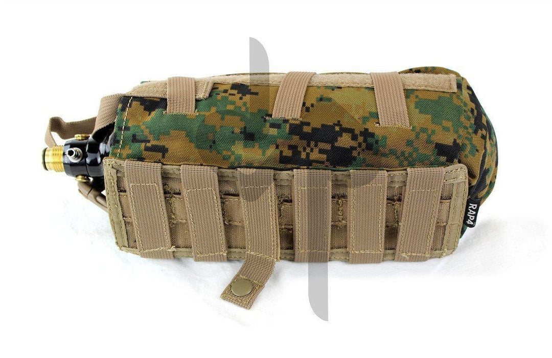 MOLLE Horizontal Universal Paintball Airsoft Air Tank Pouch-Modern Combat Sports