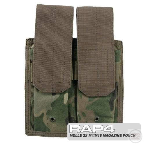 MOLLE M4/M16 Magazine Pouch (Eight Color Desert Camo)-Modern Combat Sports