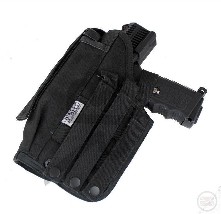 Black Molle Large Airsoft Pistol Holster