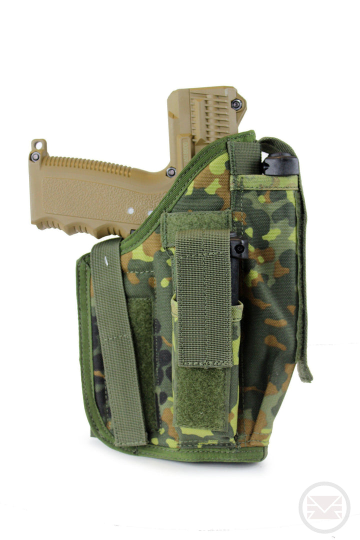 Molle Tactical Right Hand Draw Large Pistol Holster - Fits Tippmann TiPX-Modern Combat Sports