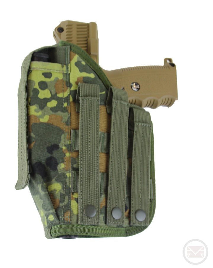 Molle Tactical Right Hand Draw Large Pistol Holster - Fits Tippmann TiPX-Modern Combat Sports