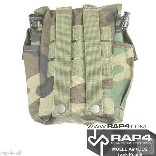 MOLLE Vertical CO2 Air Tank Pouch (Large) (British Disruptive Pattern Material - DPM)-Modern Combat Sports