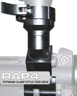 Offset Clamp Style Feed Neck - 98, Alpha Black, Project Salvo-Modern Combat Sports
