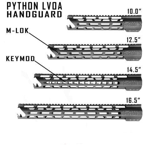 Python LVOA M-LOK / Keymod Handguard