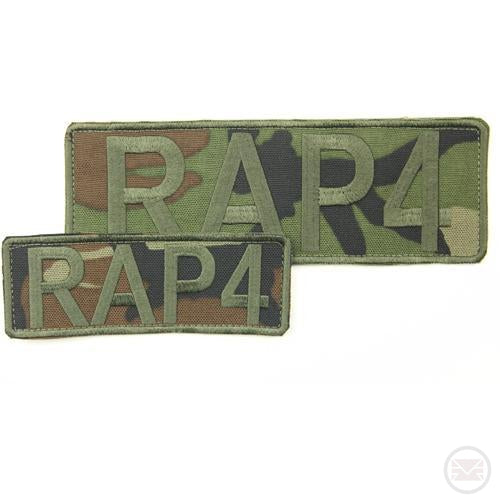 RAP4 Camo Patches (Front & Back) (Woodland)