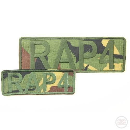 RAP4 Front & Back Camo Patches - British DPM