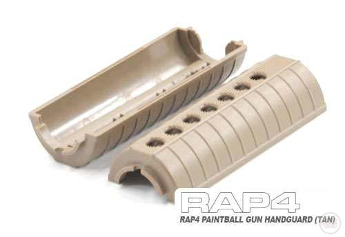 RAP4 Paintball Gun Handguard (Tan)-Modern Combat Sports