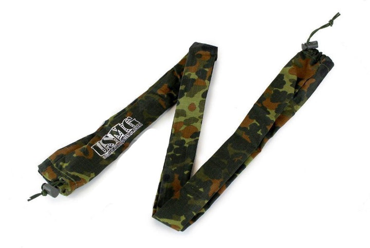 German Flecktarn Remote Line Hose Cover for paintball air hose line.