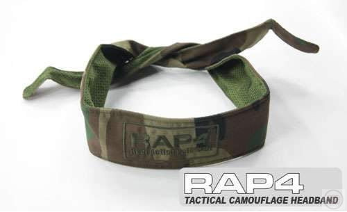 Sweat Absorbing Tactical Headband (Woodland)