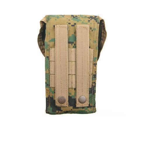 Rothco MOLLE Utility Pouch – Double Buckle, Large 8" X 8" – Black