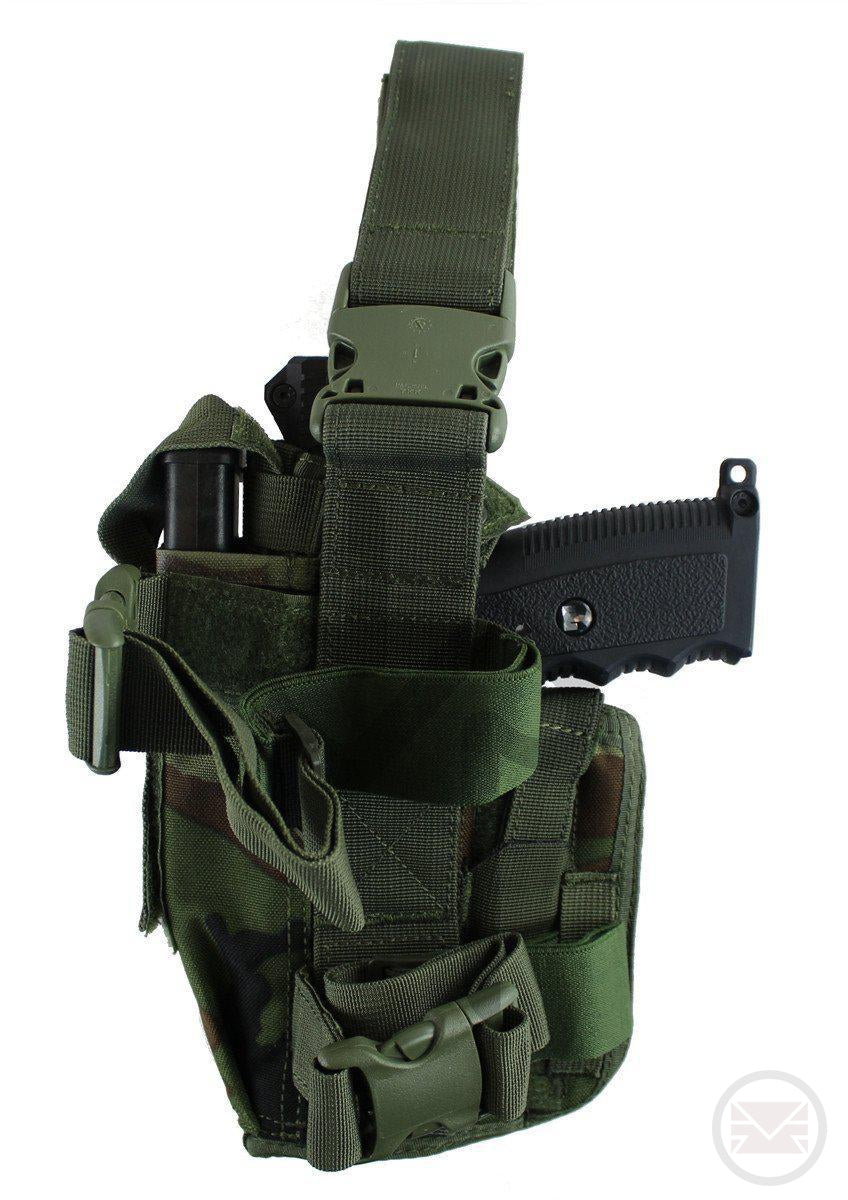 Tactical Drop Leg Gun Holster - Right Hand - Large-Modern Combat Sports
