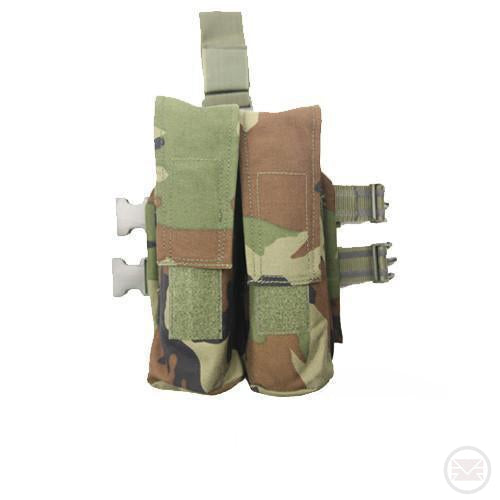 Woodland Drop Leg Rifle Magazine Pouch 