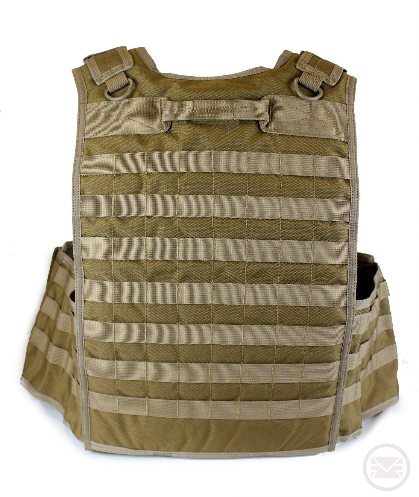 Tan Molle Plate Carrier for Paintball and Airsoft 