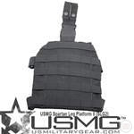 USMG Spartan Leg Platform II (SLG2) (Black)-Modern Combat Sports