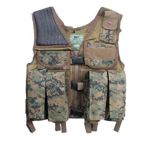 USMG Strikeforce Camo Tactical Vest Designed for Paintball and Airsoft-Modern Combat Sports