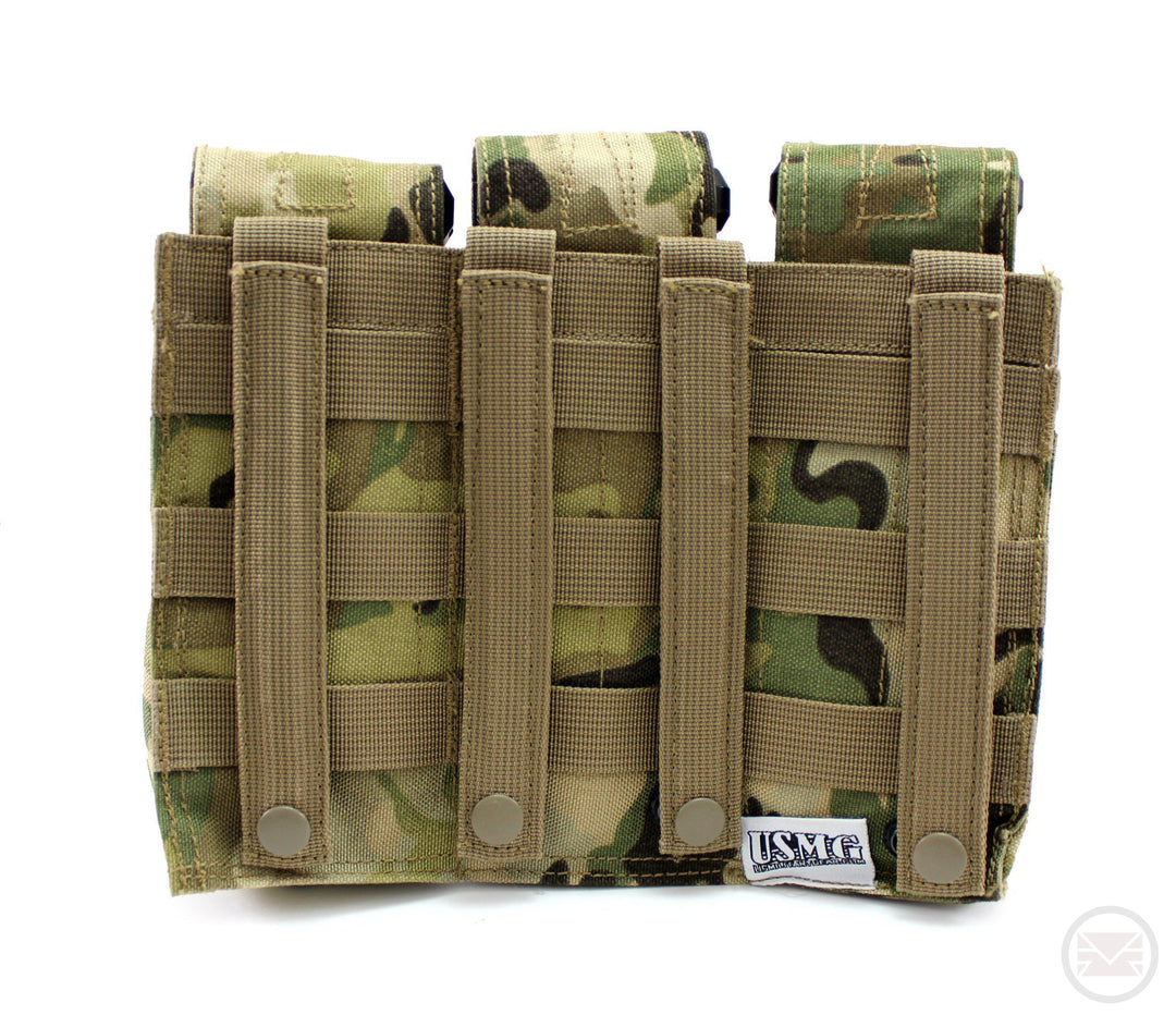 USMG Triple M4 Magazine Pouch MOLLE - ECD like Multicam