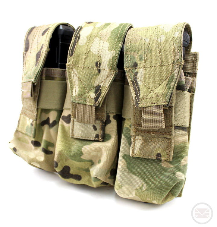 USMG Triple M4 Magazine Pouch MOLLE - ECD like Multicam