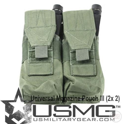 USMG Universal Magazine Pouch III (UMP3) (2X2) (Olive Drab)