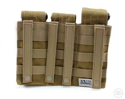 USMG Universal Triple Magazine Pouch MOLLE - Coyote Tan-Modern Combat Sports