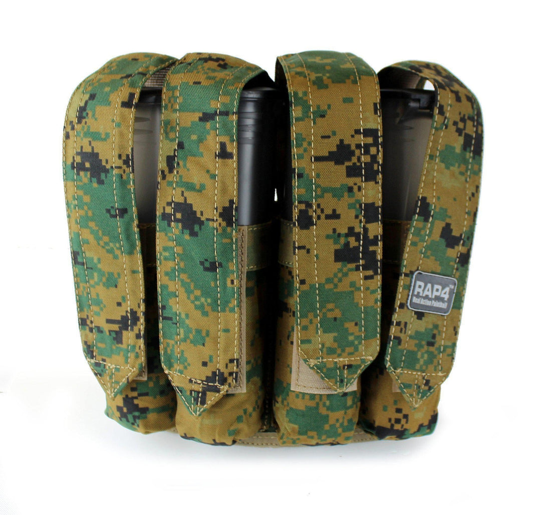 Marpat Vertical 4x MOLLE P90 Paintball Pod Pouch 