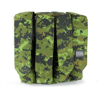 Cadpat Vertical 4x MOLLE P90 Paintball Pod Pouch 