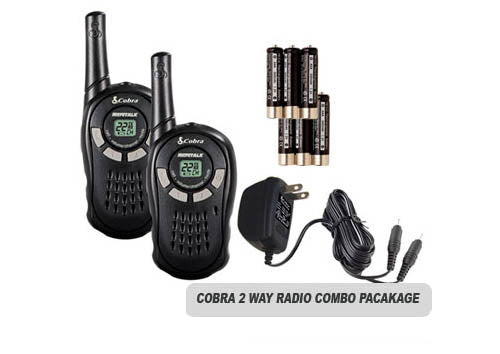 Cobra Two-Way Radio with Battery and Charger Combo Package